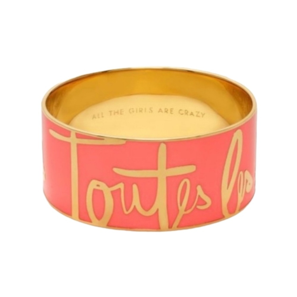 Kate Spade Toutes Les Filles Sont Folles Idiom Bangle